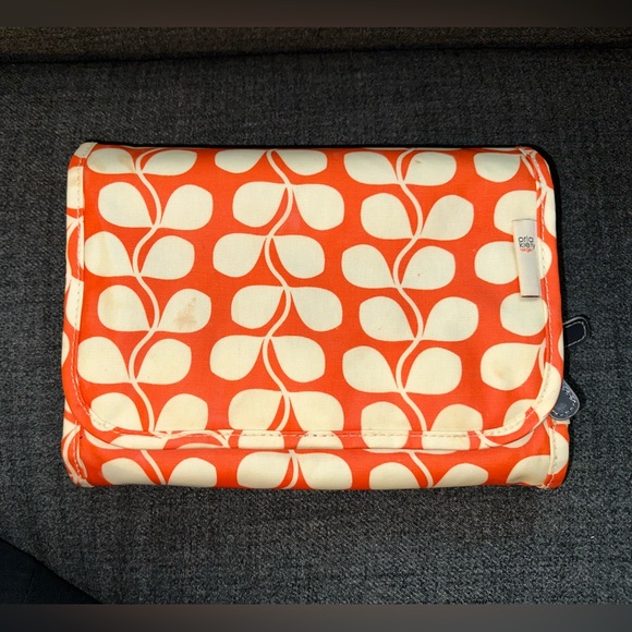 Orla Kiely Bags Orla Kiely Orange Floral Hanging Travel Toiletry Organizer Makeup Cosmetic